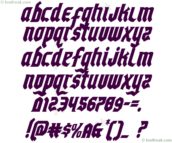 Empire Crown Condensed Italic