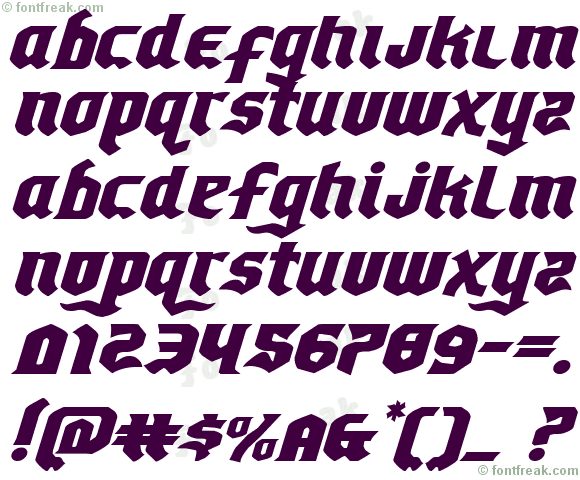 Empire Crown Expanded Italic