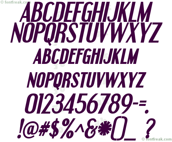 Engebrechtre Bold Italic