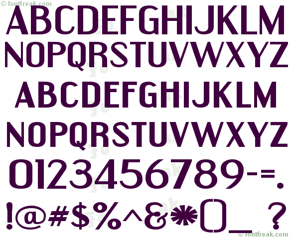 Engebrechtre Expanded Bold