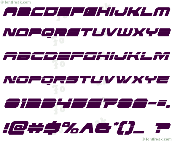 Eridanus Condensed Laser Italic