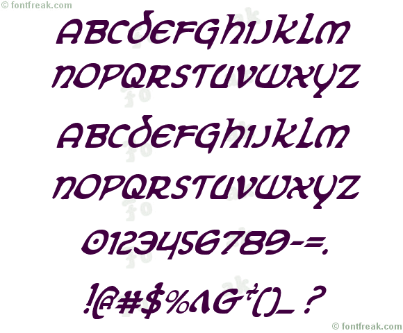 Erin Go Bragh Condensed Italic