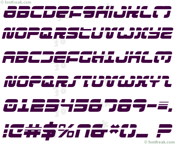 Exedore Laser Italic