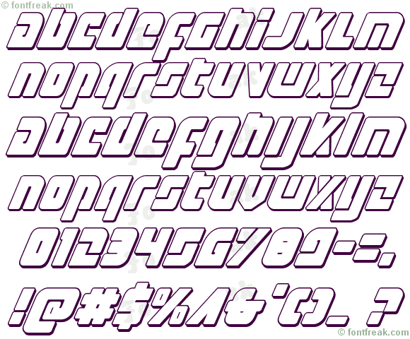 Exoplanet 3D Italic