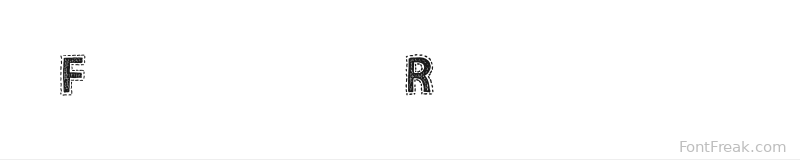 Fabrics Regular font preview