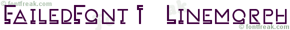 FailedFont 1   Linemorph