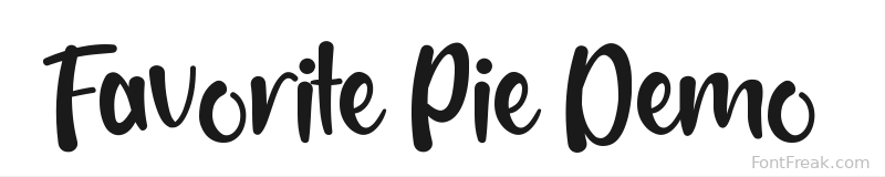Favorite Pie Demo
