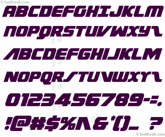 Federal Escort Condensed Italic