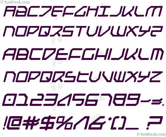 Federapolis Bold Italic