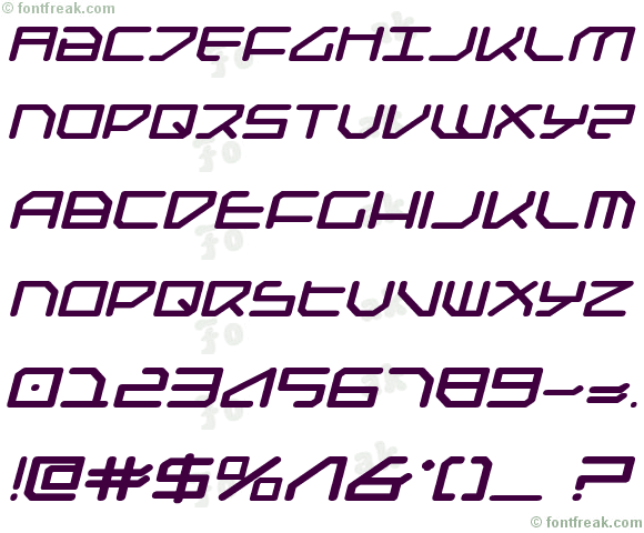 Federapolis Expanded Bold Italic