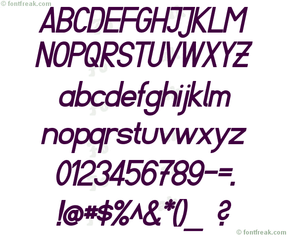 Fibel Sued  Bold Italic