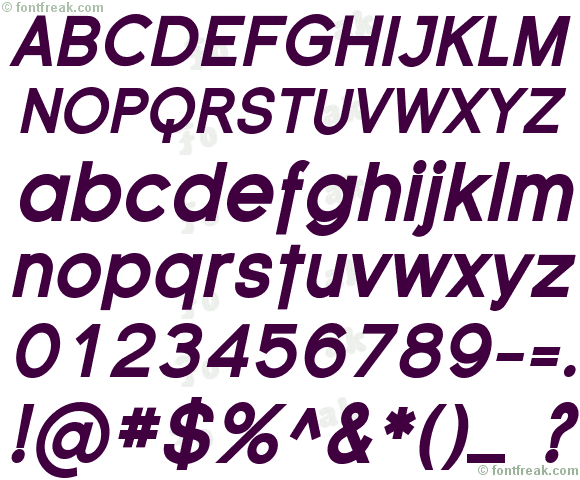 Florencesans Black Italic