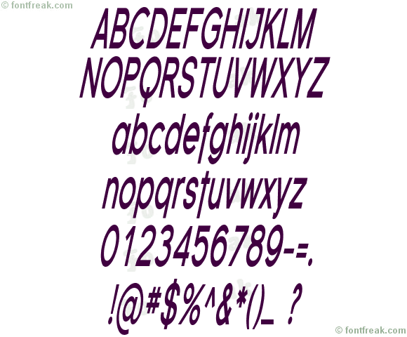 Florencesans Comp Bold Italic