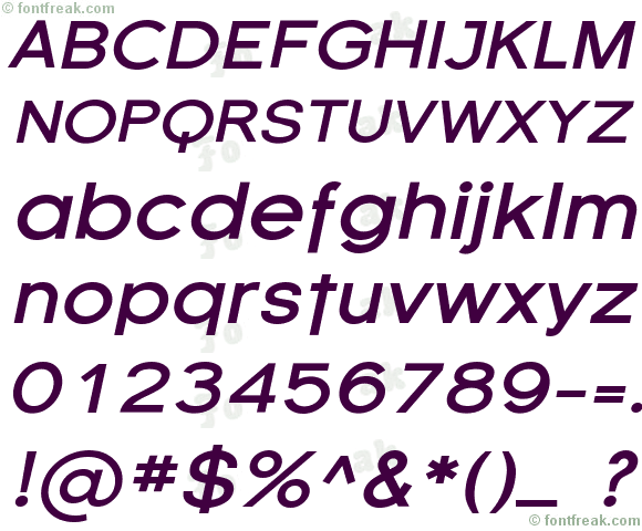 Florencesans Exp Bold Italic