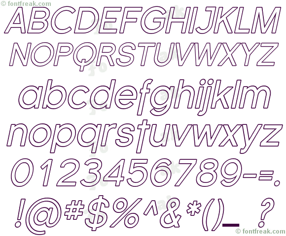 Florencesans Outline Italic