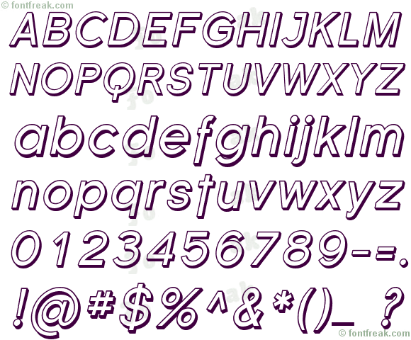 Florencesans Shaded Italic