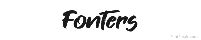 Fonters font preview