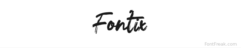 Fontix font preview