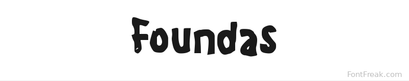 Foundas font preview