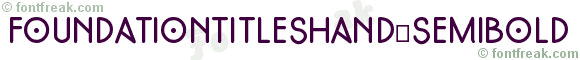 FoundationTitlesHand-SemiBold