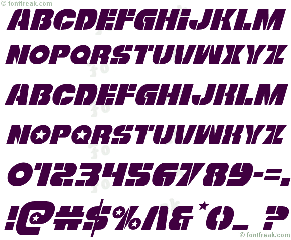 Freedom Fighter Italic