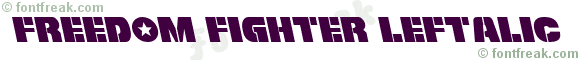 Freedom Fighter Leftalic