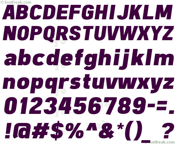 Freeroad Black Italic