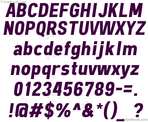 Freeroad Bold Italic