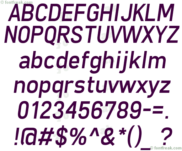 Freeroad Italic