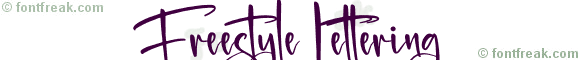 Freestyle Lettering