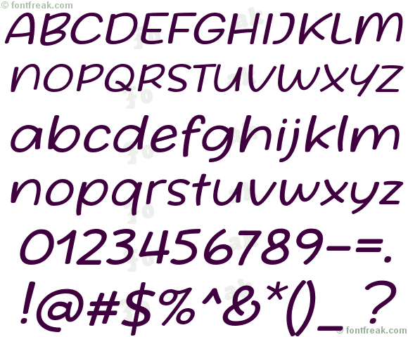 Friday October Twelve Italic