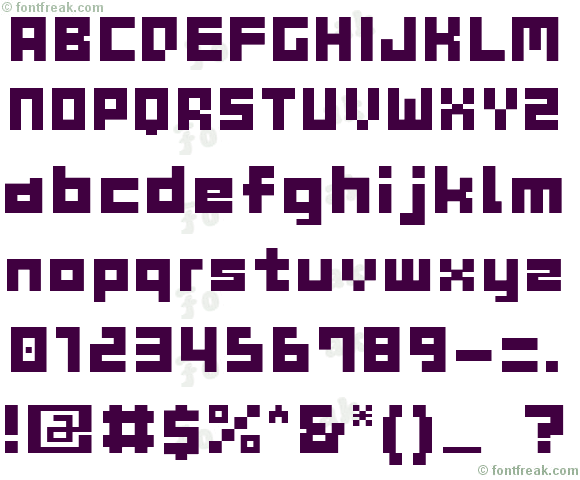 GAU_font_cube_B