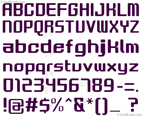 GAU_font_modern SemiRound