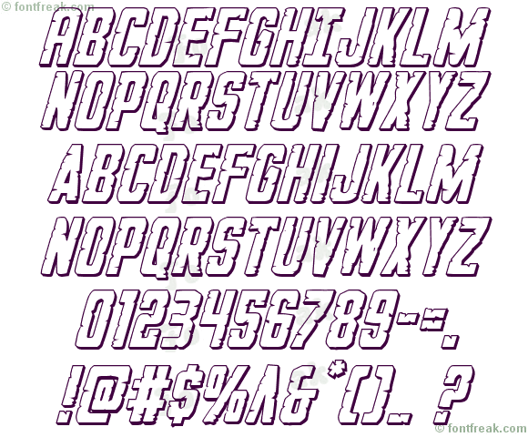 G.I. Incognito 3D Italic