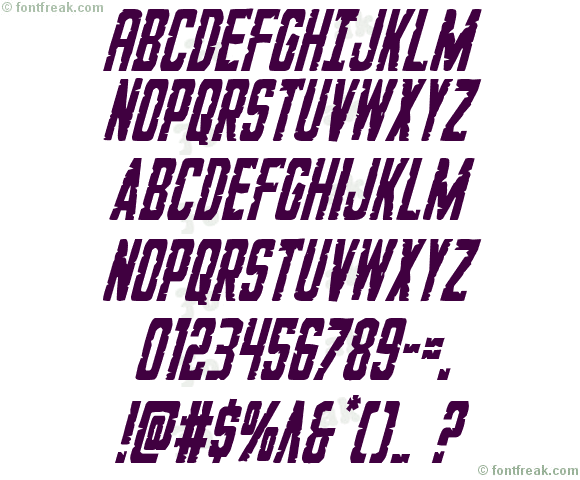 G.I. Incognito Condensed Italic