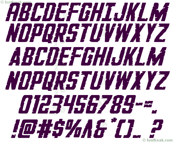 G.I. Incognito Expanded Italic