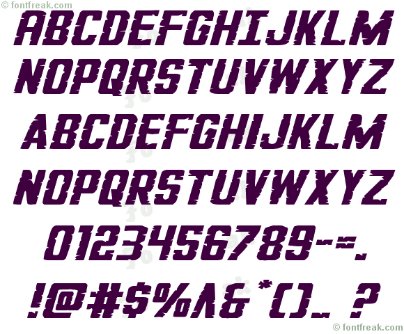 G.I. Incognito Squat Italic