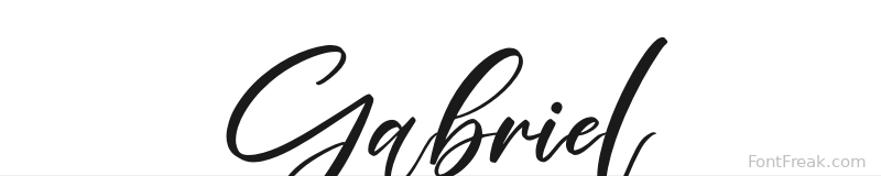 Gabriel font preview