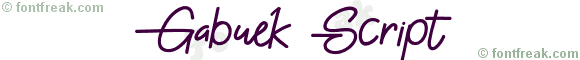 Gabuek Script