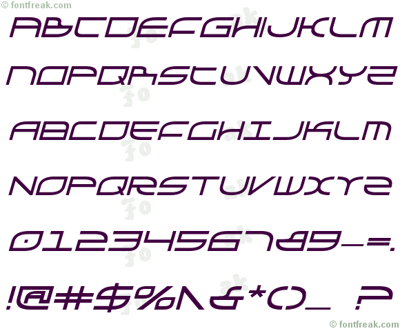 GalgaBold Italic