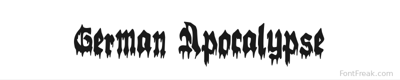 German Apocalypse