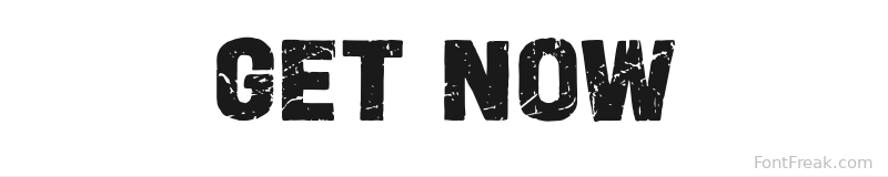 Get Now font preview