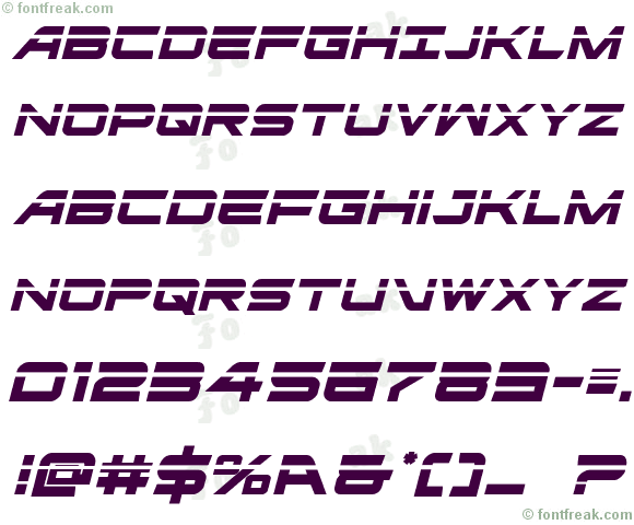 Ghost Clan Laser Italic