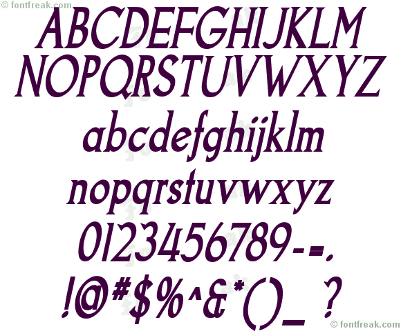 Goodfish Bold Italic