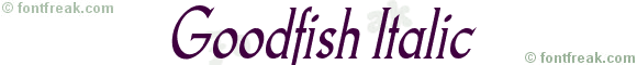Goodfish Italic