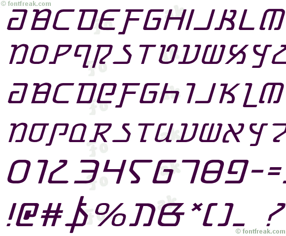 Grimlord Expanded Italic