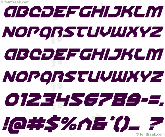 Gunner Storm Drop Italic