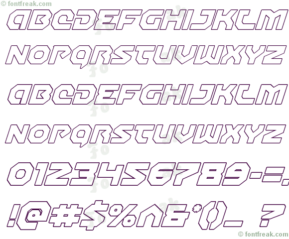 Gunner Storm Outline Italic