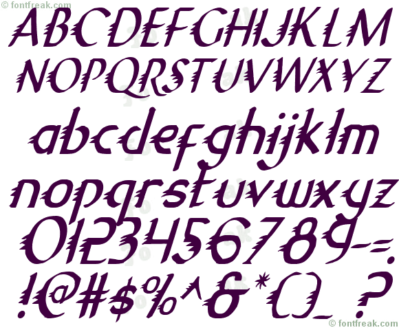 Gypsy Road Condensed Italic