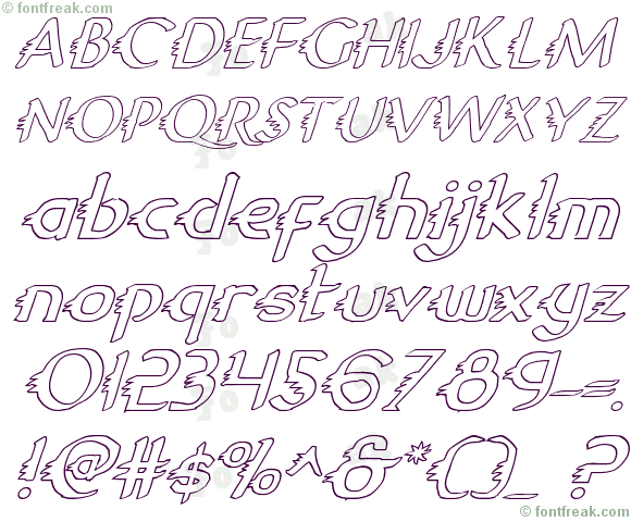 Gypsy Road Outline Italic